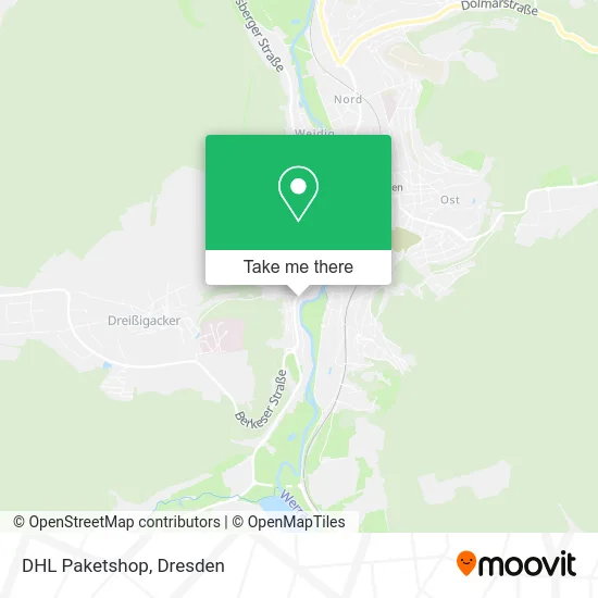 Карта DHL Paketshop