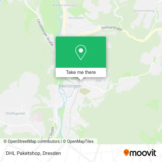 Карта DHL Paketshop