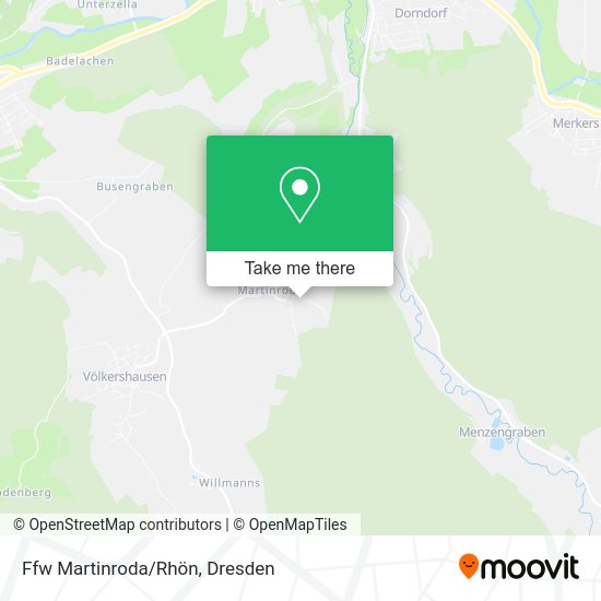 Карта Ffw Martinroda/Rhön