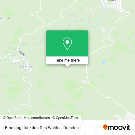 Карта Erholungsfunktion Des Waldes