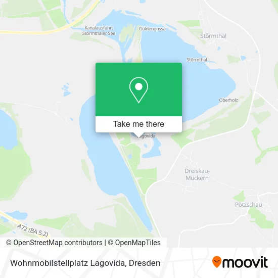 Карта Wohnmobilstellplatz Lagovida