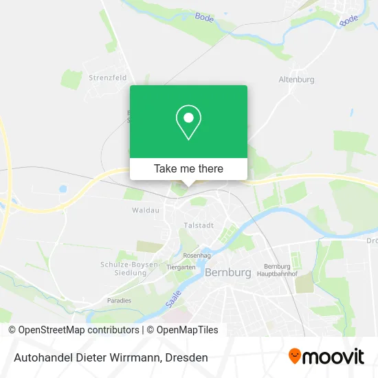 Карта Autohandel Dieter Wirrmann