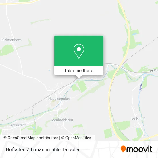 Карта Hofladen Zitzmannmühle