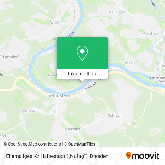 Карта Ehemaliges Kz Halbestadt („Nufag“)