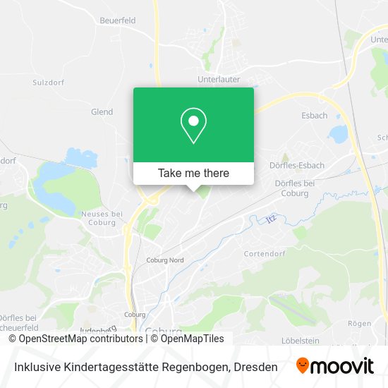 Карта Inklusive Kindertagesstätte Regenbogen