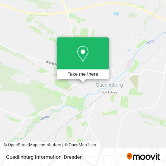 Карта Quedlinburg Information