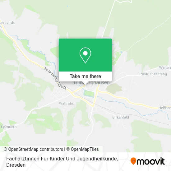 Карта Fachärztinnen Für Kinder Und Jugendheilkunde