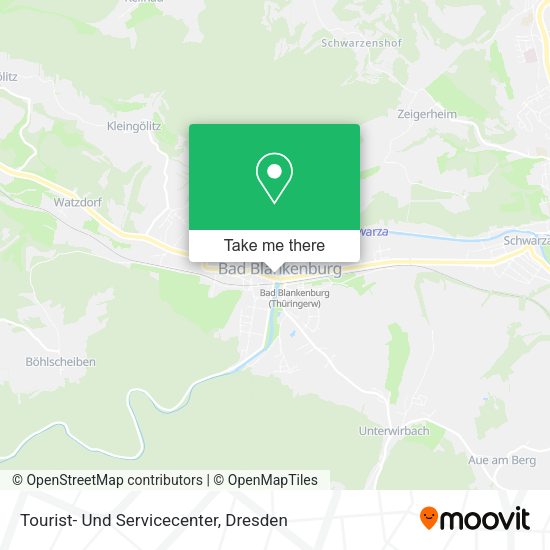 Карта Tourist- Und Servicecenter