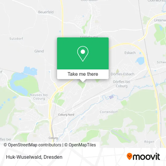 Карта Huk-Wuselwald