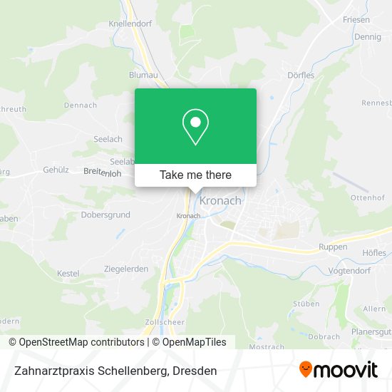 Карта Zahnarztpraxis Schellenberg