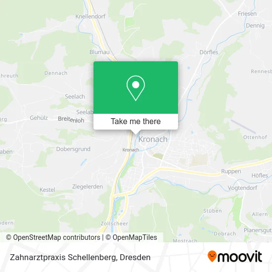 Карта Zahnarztpraxis Schellenberg