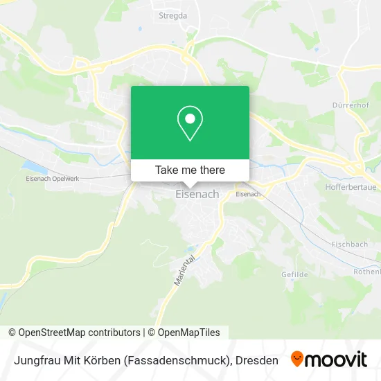 Карта Jungfrau Mit Körben (Fassadenschmuck)