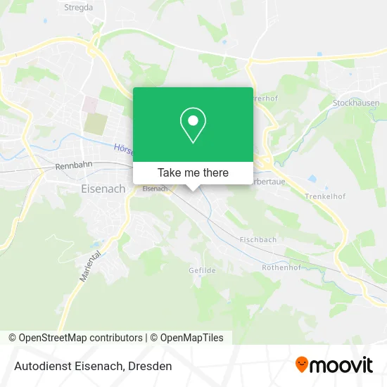 Карта Autodienst Eisenach