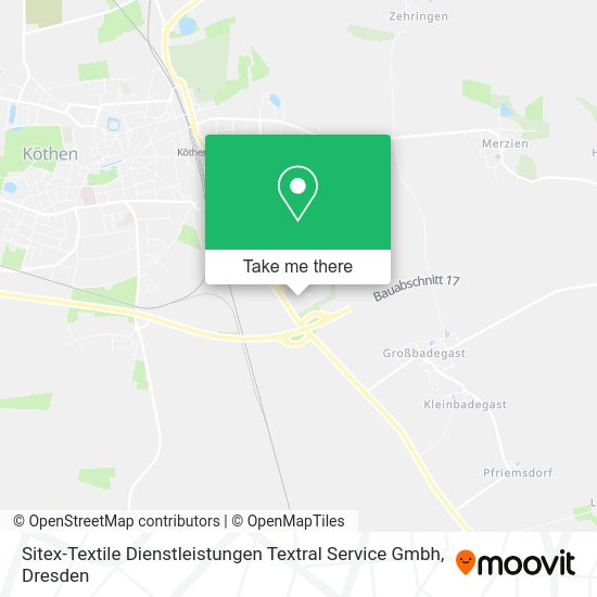 Карта Sitex-Textile Dienstleistungen Textral Service Gmbh