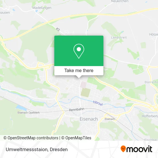 Карта Umweltmessstaion