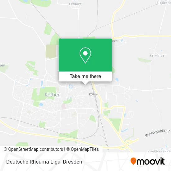 Deutsche Rheuma-Liga map