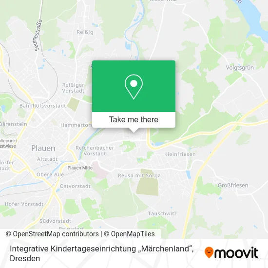 Карта Integrative Kindertageseinrichtung „Märchenland“