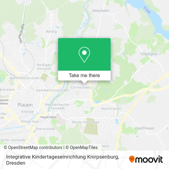 Карта Integrative Kindertageseinrichtung Knirpsenburg