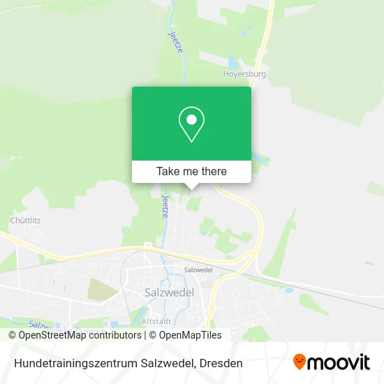 Карта Hundetrainingszentrum Salzwedel