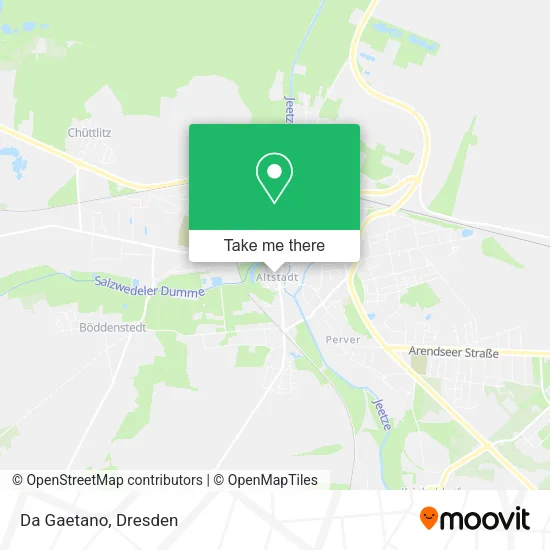 Карта Da Gaetano