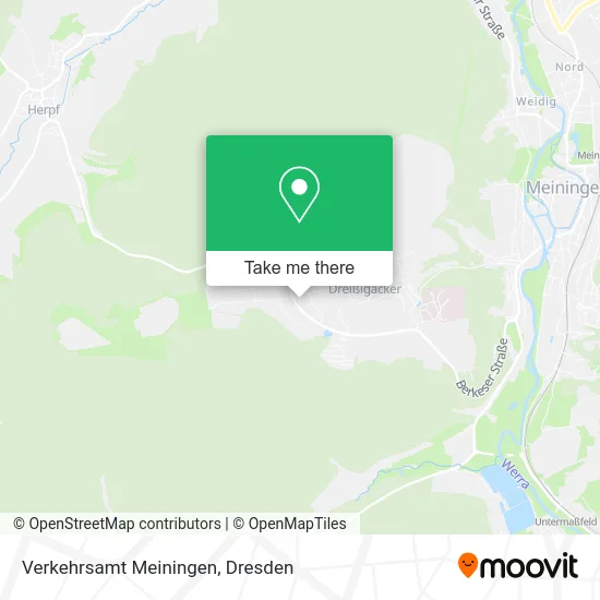 Карта Verkehrsamt Meiningen