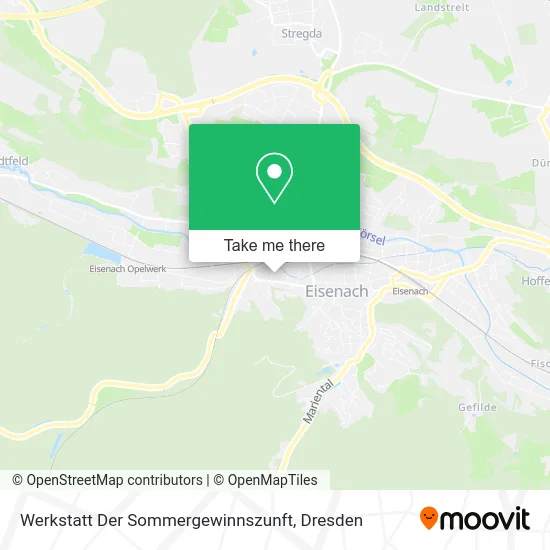 Карта Werkstatt Der Sommergewinnszunft