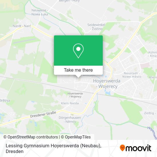 Карта Lessing Gymnasium Hoyerswerda (Neubau)