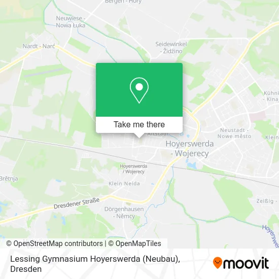 Карта Lessing Gymnasium Hoyerswerda (Neubau)