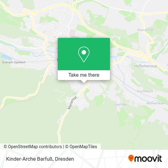 Карта Kinder-Arche Barfuß