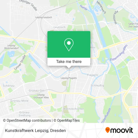 Карта Kunstkraftwerk Leipzig