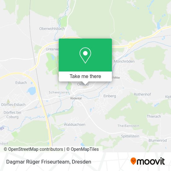 Карта Dagmar Rüger Friseurteam
