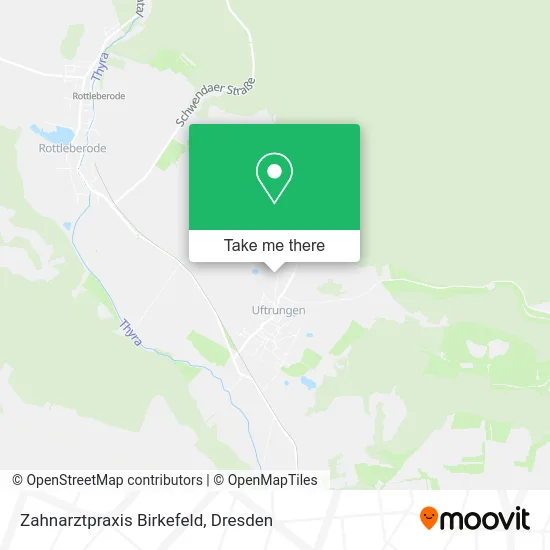 Карта Zahnarztpraxis Birkefeld