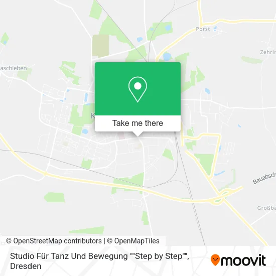 Карта Studio Für Tanz Und Bewegung ""Step by Step""
