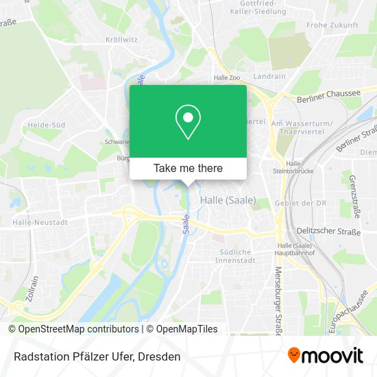 Карта Radstation Pfälzer Ufer