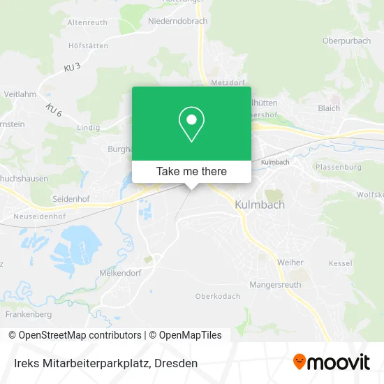 Карта Ireks Mitarbeiterparkplatz