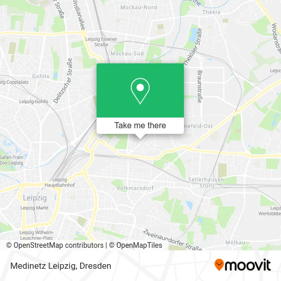 Карта Medinetz Leipzig