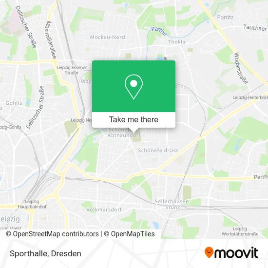 Карта Sporthalle