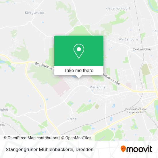 Карта Stangengrüner Mühlenbäckerei