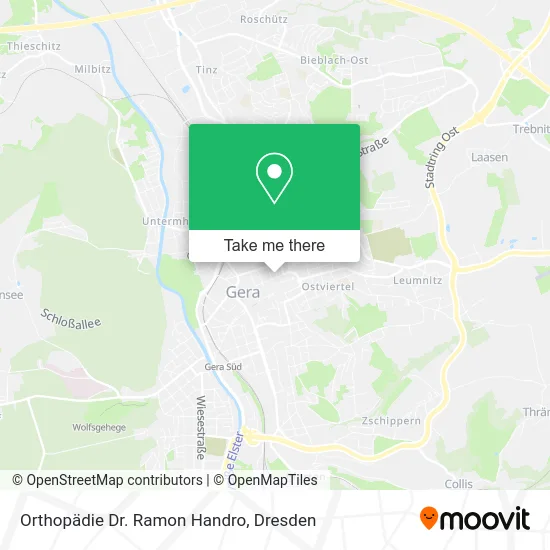 Карта Orthopädie Dr. Ramon Handro