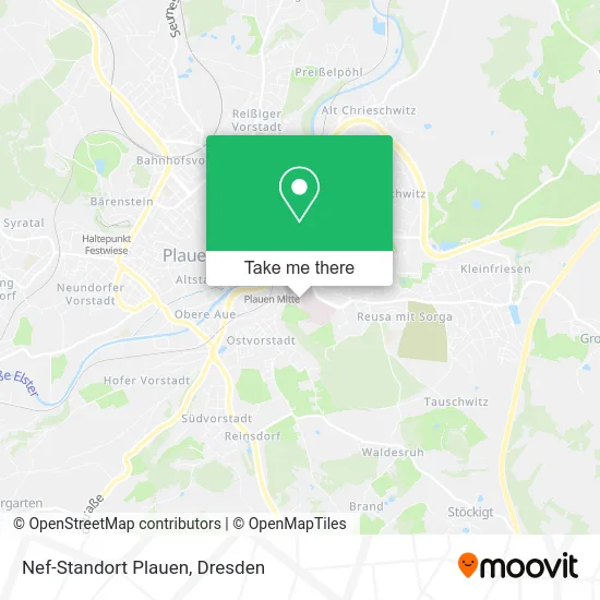 Карта Nef-Standort Plauen