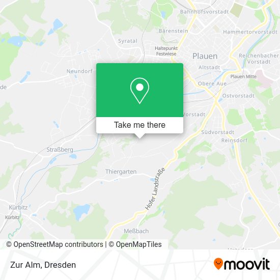 Карта Zur Alm