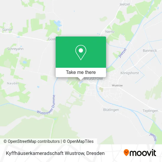 Карта Kyffhäuserkameradschaft Wustrow