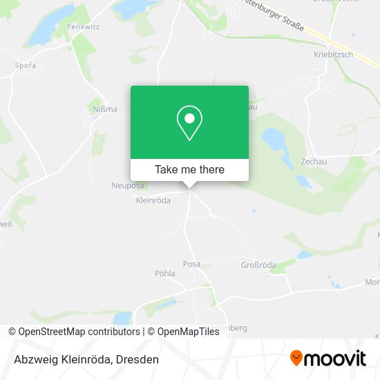Карта Abzweig Kleinröda