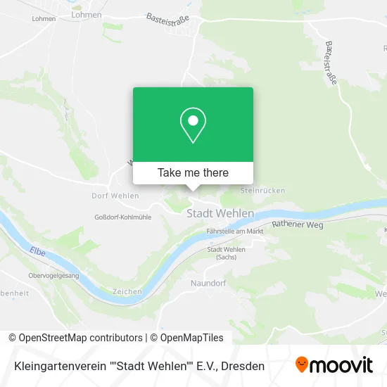 Карта Kleingartenverein ""Stadt Wehlen"" E.V.