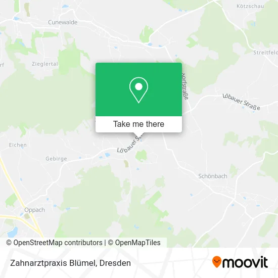 Карта Zahnarztpraxis Blümel