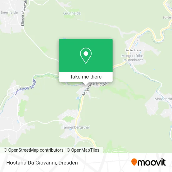 Карта Hostaria Da Giovanni