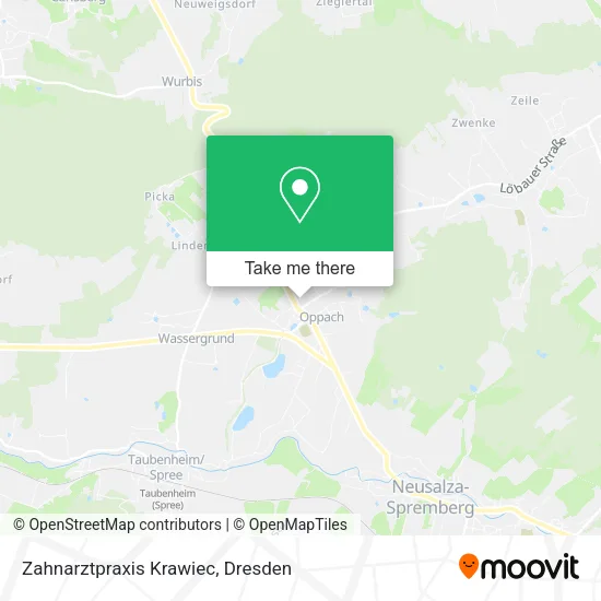 Карта Zahnarztpraxis Krawiec