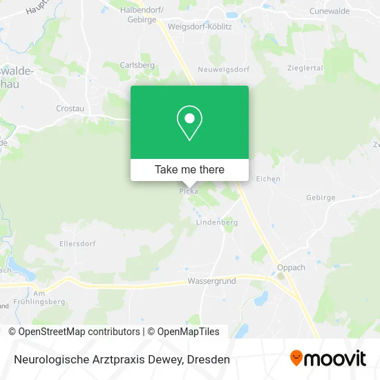 Карта Neurologische Arztpraxis Dewey