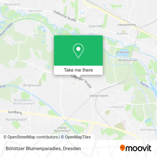 Карта Böhlitzer Blumenparadies