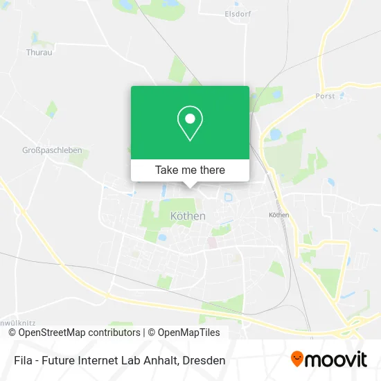 Карта Fila - Future Internet Lab Anhalt